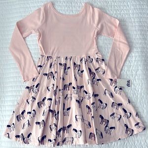 NWT! Tea Collection Ballet Skirted Dress in Painted Ponies